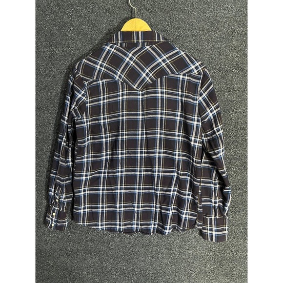 Lee Men's Plaid Long Sleeve Button Up Shirt Size Small‎ Cotton Western Style - Picture 8 of 8